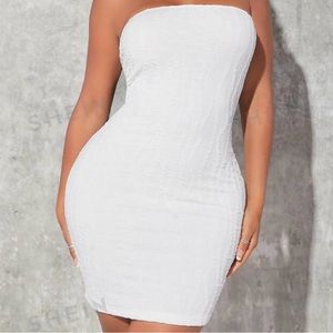 Solid tube bodycon dress